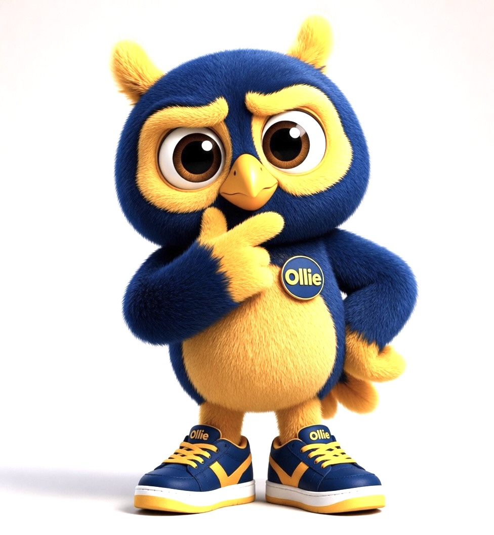 Ollie the Owl - OwlQuotes.com mascot